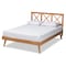 Baxton Studio Galvin Modern and Contemporary Brown Finished Wood Full Size Platform Bed 179-11246-Zoro - alternate 1
